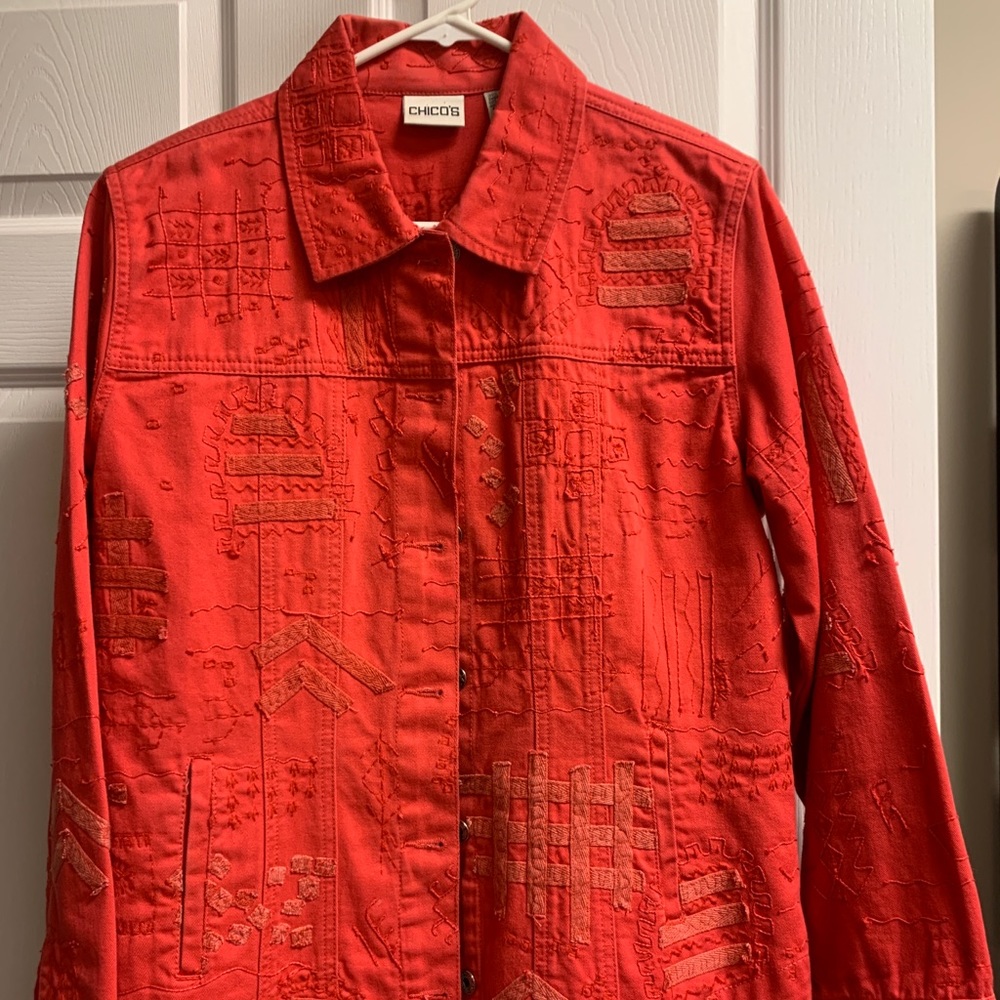 Red Chico’s jacket